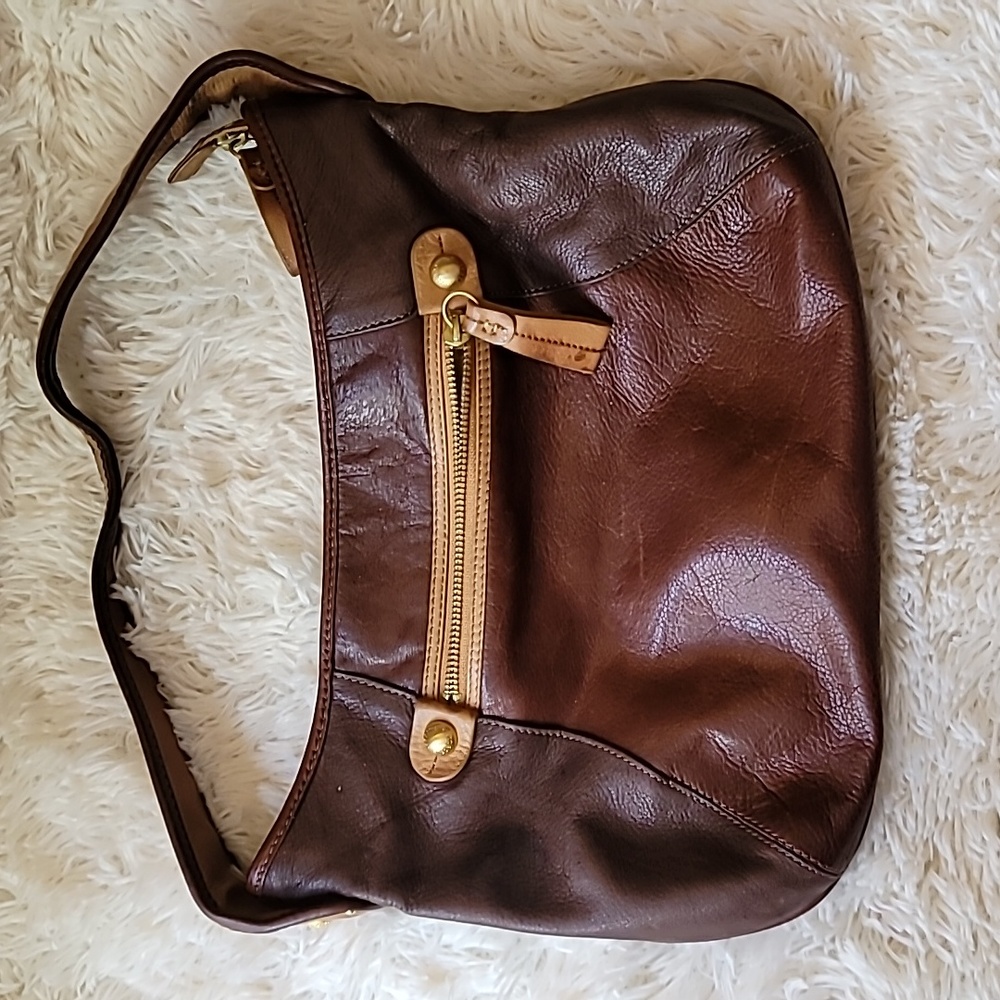 Liz Claiborne leather shoulder bag, women's purse, hand bag